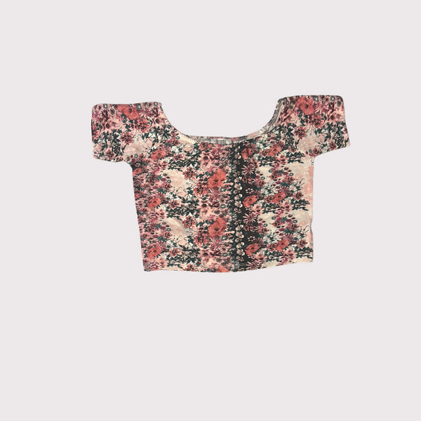 Charming Bloom Scoop Neck Floral Blouse - Spring Elegance Collection